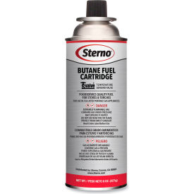 Sterno® Butane Fuel Cartridge 8 oz Pack of 12 50162