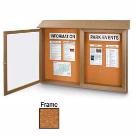 United Visual Products Double-Door Outdoor Message Center - 45