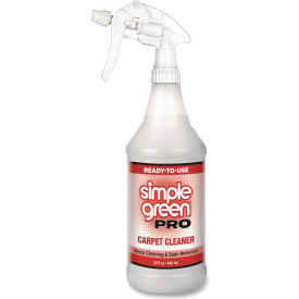 Simple Green® Pro Ready-To-Use Carpet Cleaner Unscented 32 oz. Trigger Spray Bottle 12/Case 510101206032