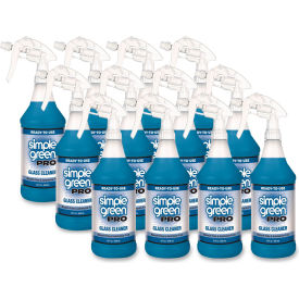 Simple Green® Pro Ready-To-Use Glass Cleaner Floral Scent 32 oz Trigger Spray Bottle 12/Case 1110101201032