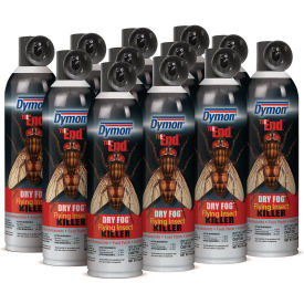 Dymon® The End Dry Fog Flying Insect Killer 20 oz. Aerosol Fogger 12 Cans - ITW45120 ITW45120