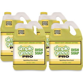 Simple Green® Pro Dish Soap Sparkling Citrus Scent 1 Gallon Bottle 4/Case 4110100401128
