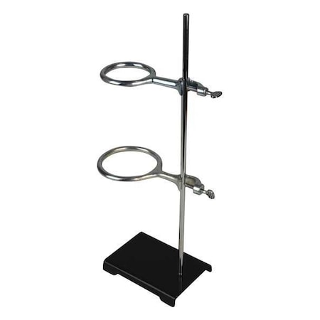 Support Stand And Rings, 20in, 3/8in, Stl MPN:SET583