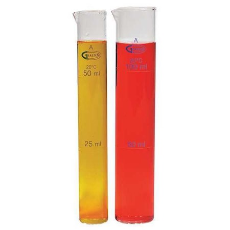 Nessler Cylnder, Glass, ClassA, 100 mL, PK10 MPN:CGN100