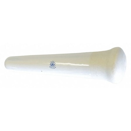 Pestle, Porcelain, Unglazed, 1150C, White MPN:J-209