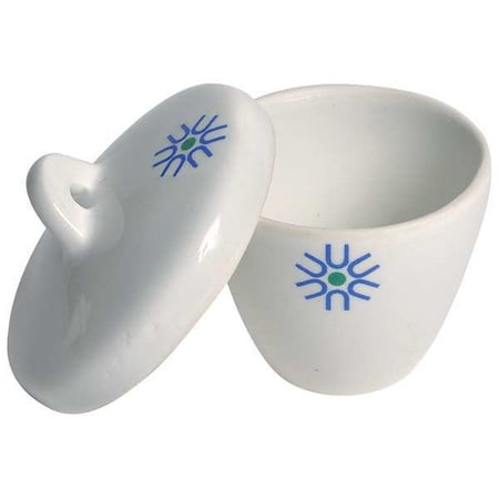 Crucible, Porcelain, Glazd, 1150C, 43mm, PK6 MPN:JCT030