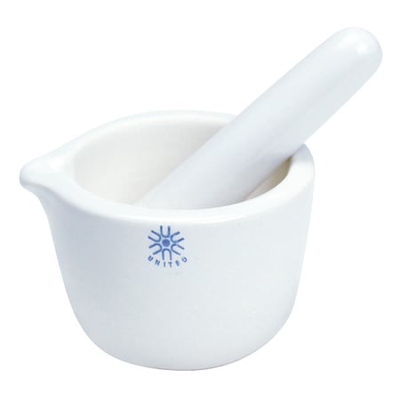 Mortar and Pestle, Porcelain, Glzd, 1150C MPN:JMD050