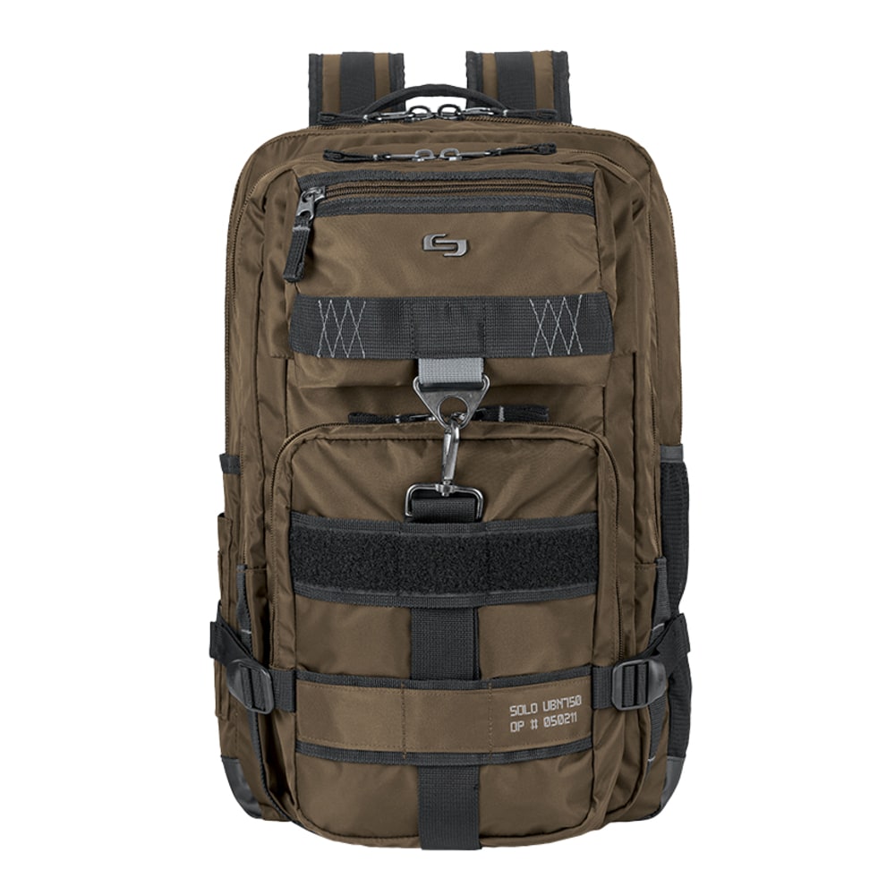 Solo New York Altitude Laptop Backpack, Khaki (Min Order Qty 2) MPN:UBN750-3