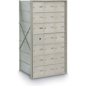 United Visual Products 4B+ Horizontal Mailbox N1029432 - 20 Doors - USPS Approved N1029432