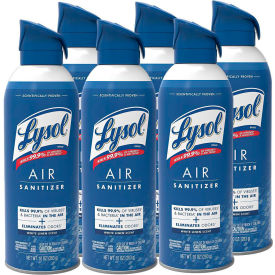 Lysol® Air Sanitizer White Linen 10 oz. Aerosol Spray 6/Case 19200-99351