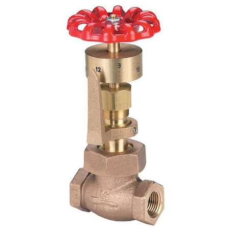 Gate Valve, 1/2 In., FNPT, Bronze MPN:293980