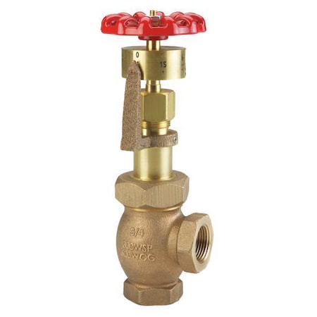 Gate Valve, 1/2 In., FNPT, Bronze MPN:294000