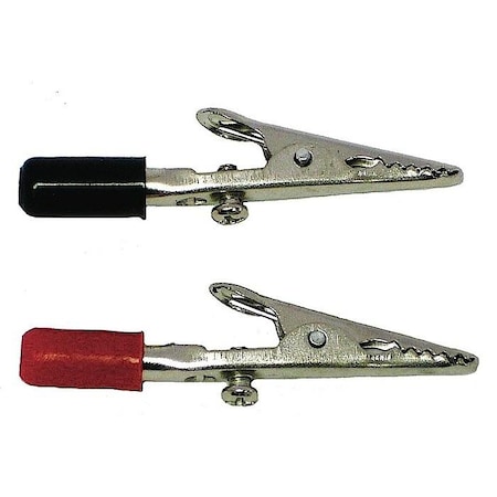 Alligator Clips, Insulated, PK/10 (5 Red MPN:ACLPBR-PK/10