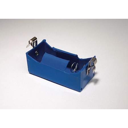 D Cell Battery Holder With Fahnstock Cli MPN:BTHP01-F