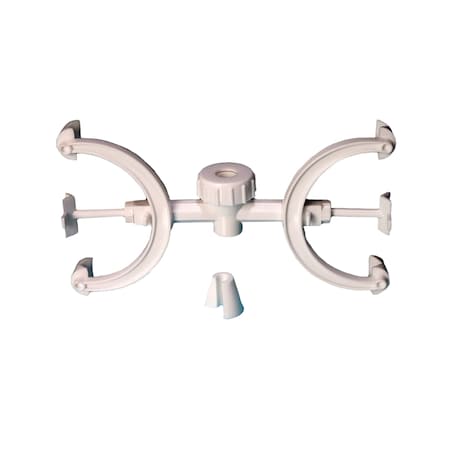 Burette Clamp, Pp, Double, PK 6 MPN:45102
