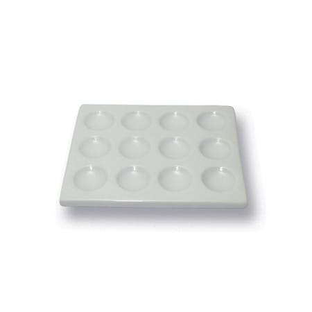 Spot Plate, Porcelain, 12 Wells MPN:JSC012