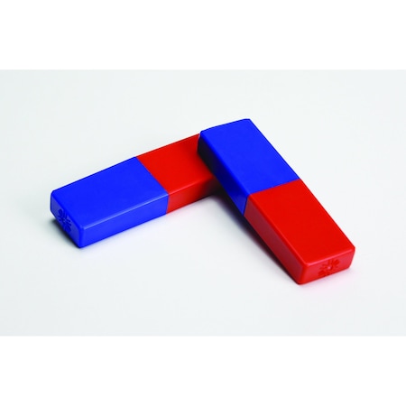 Magnets, Plastic Covered, Red/Blue, PK 2 MPN:MPC080