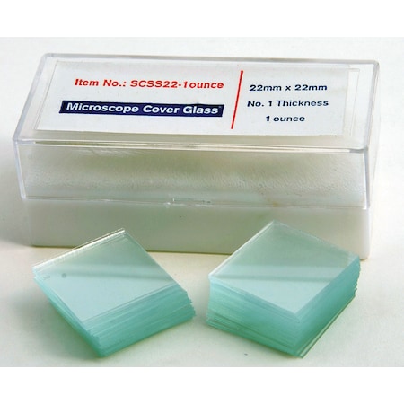 Glass Coverslips, 22Mm X 22Mm, 1Oz., #2 MPN:SCSP02