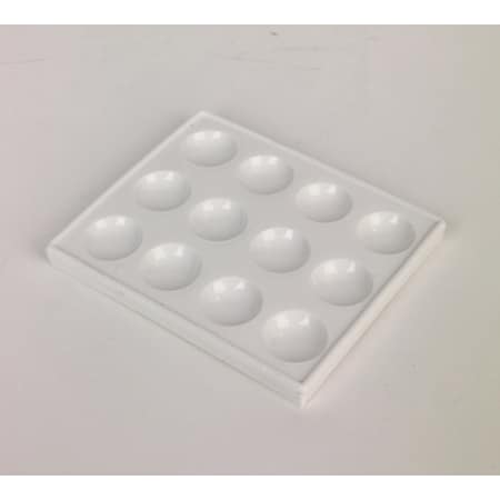 Spot Plate, 12 Cavity, Plastic, PK 12 MPN:SPPL12