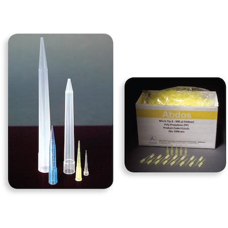 PP Micropipette Tips, 0.5 to 10 uL, Natural, PK1000 MPN:T10UL-N