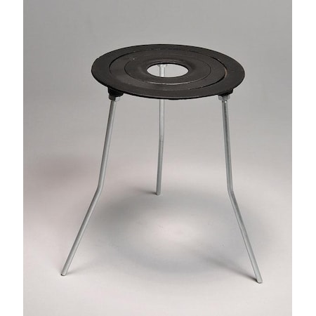Cast Iron Tripod Stand, Concentric Rings MPN:TCR6X9
