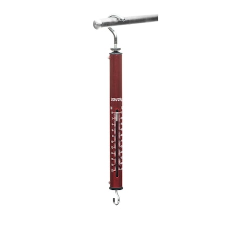 Aluminum Spring Scale, 2000G / 20N, Red, MPN:SB2000-A