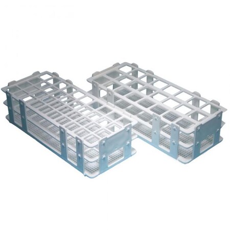 Plastic Test Tube Racks, Wet/Dry, F, PK 6 MPN:77902