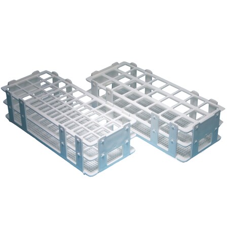 Plastic Test Tube Racks, Wet/Dry, F, PK 6 MPN:77904