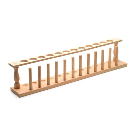 Wooden Test Tube Rack, 12-Tube MPN:TTHW03
