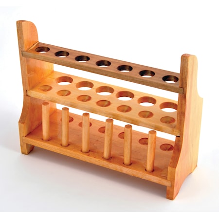 Wooden Test Tube Rack, 13-Tube MPN:TTHW04