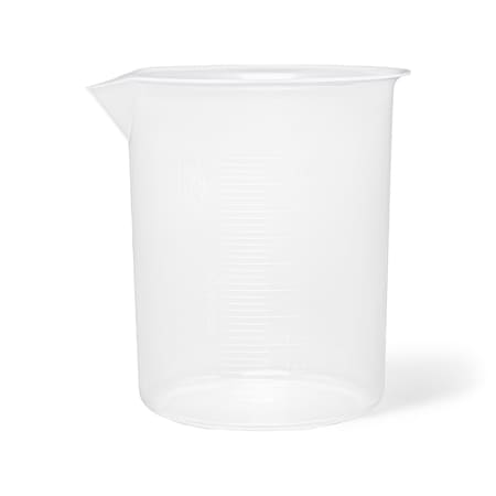 Beakers, Wide Spout, Polypropylene, 2000 mL, Autoclavable, Raised Graduations, 3 PK MPN:11116