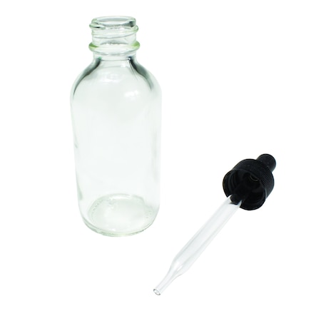 Flint Bottles, Boston Round, 2 oz, PK12 MPN:BDPSC-2OZ