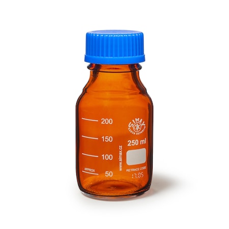 Media/Storage Bottles, Amber, 250M, PK 10 MPN:BMA0250