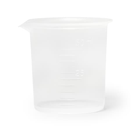 Beakers, Griffin Style, Polypropyl, PK 12, 50 mL / 12 PK MPN:BP0050