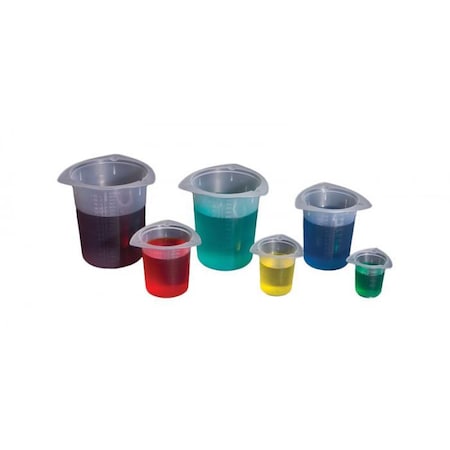 Tri-Corner Beakers, Polypropylene, PK 100, 100 mL / 100 PK MPN:BTC0100