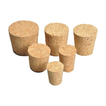 Solid Cork Stoppers, No. 0 100 P, PK100 MPN:CST0