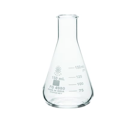 Erlenmeyer Flask, Narrow Mouth, Bor, PK 6 MPN:FG4980-150