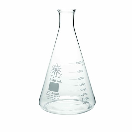 Erlenmeyer Flask, Narrow Mouth, Borosili MPN:FG4980-5000