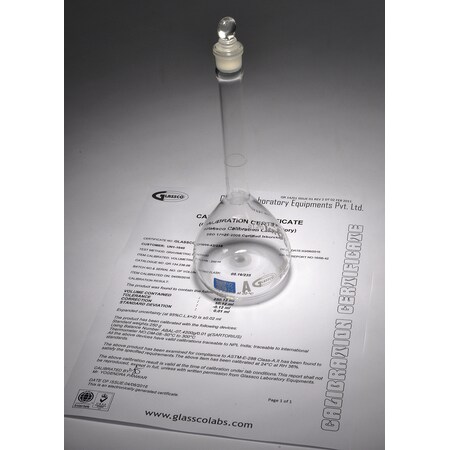 Volumetric Flasks, Class A, W/Glass Stop MPN:FG5639-25QR