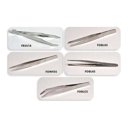 Stainless Steel Forceps, Economy Blunt, MPN:FOBL45
