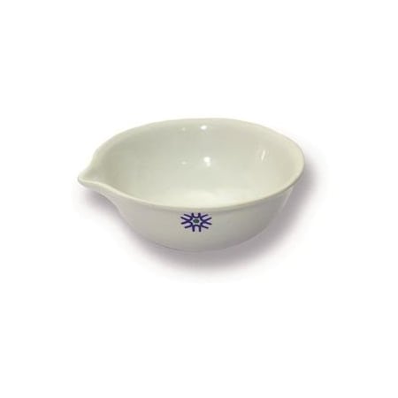 Porcelain Evaporating Dish, Round F, PK 6 MPN:JED070