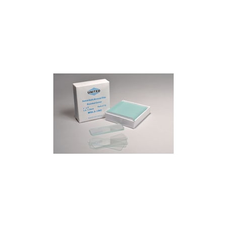 Plain Slides, 75 x 25mm, Rounded, PK 72 MPN:MSL3X1RC
