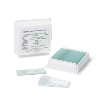 Microscope Slides, Glass, Frosted Ends, MPN:MSLF01
