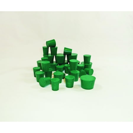 Neoprene Stoppers, Solid, #000, PK 160 MPN:NST000-S