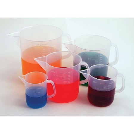 Set Of 5 Short Form Beakers With Handle, MPN:PJSET5