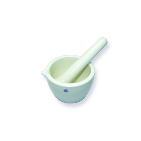 Mortar and Pestle Set, Porcelain, Fully Gl MPN:PMG125
