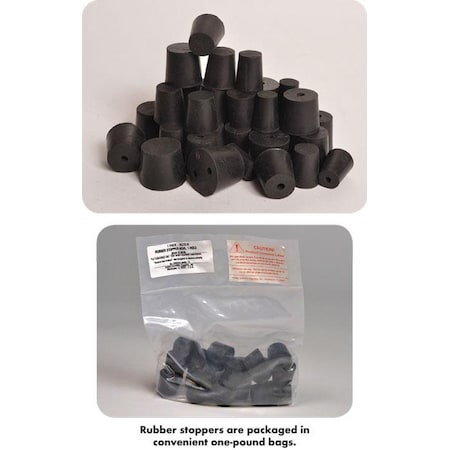 Rubber Stoppers, Solid, #8 1/2, PK 10 MPN:RST8A-S