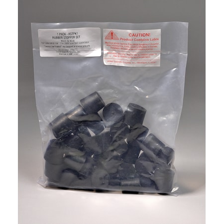Rubber Stopper Assortment, 2-Hole, PK 28 MPN:RSTPK4