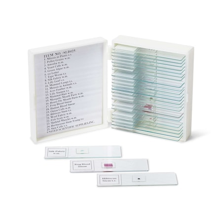 Basic Prepared Slide Set, 25 Slides MPN:SLD025-SET/25