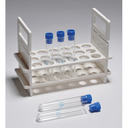 Test Tube, Polystyrene With Cap, PK 100 MPN:TPSC131